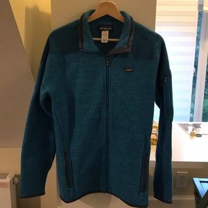 patagonia full zip sweater